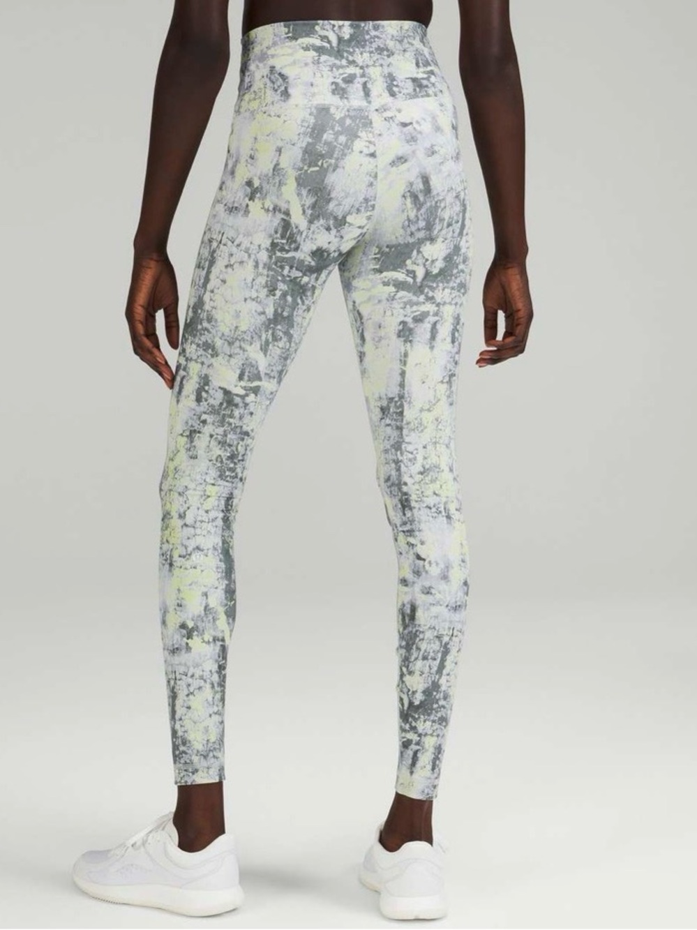 Lululemon Wunder Train HR Tight 28” 6 Cinder Grain Smoked Spruce Multi
